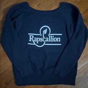 Women's Navy Crew Neck Sweater Rapscallion Brewery